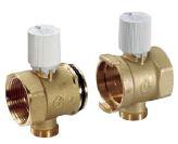 Pair Of Return Ports For Use On Manifolds With Bayonet Connection And Built-In Thermostatic Valve Actuator