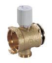 Return Port For Use On Manifold With Bayonet Connection And Built-In Thermostatic Valve Actuator